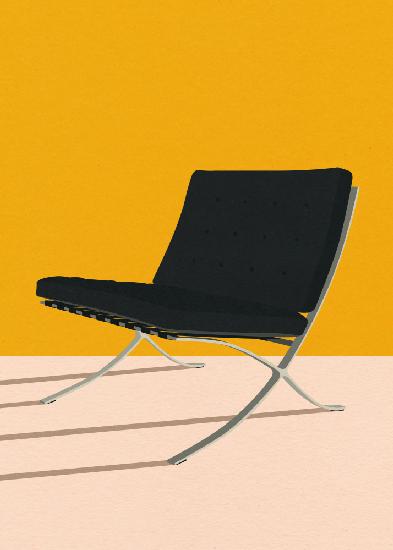 Barcelona Stuhl von Mies Van Der Rohe