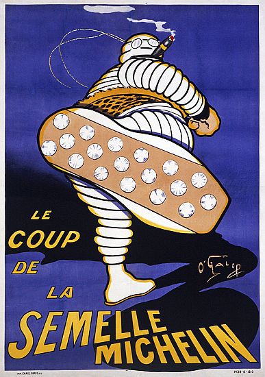 Advertisement for Michelin tyres von Marius Rossillon