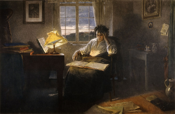 Beethoven beim Morgengrauen von Rudolf Eichstaedt