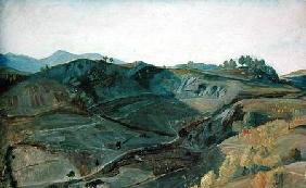A rugged valley in Italy c.1833-34