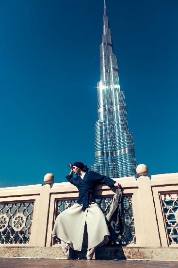 Tanzender Burj Khalifa