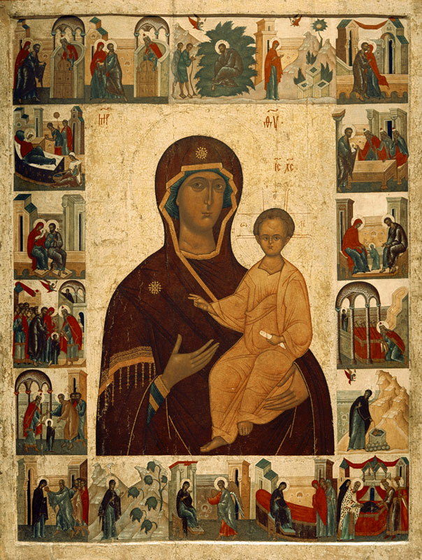 Virgin Hodegetria Icon of Smolensk von Russian School