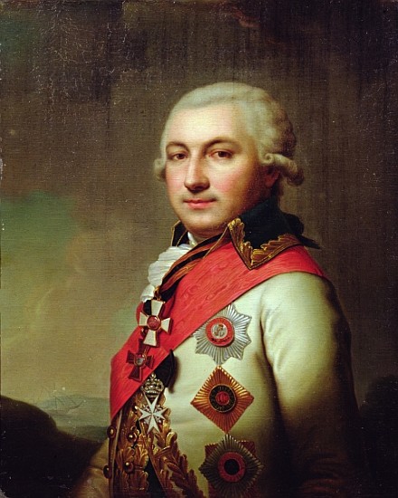 Portrait of Admiral Jose (Osip) de Ribas, after 1796 von Russian School