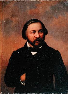 Portrait of Mikhail Ivanovich Glinka (1804-57) 1850s