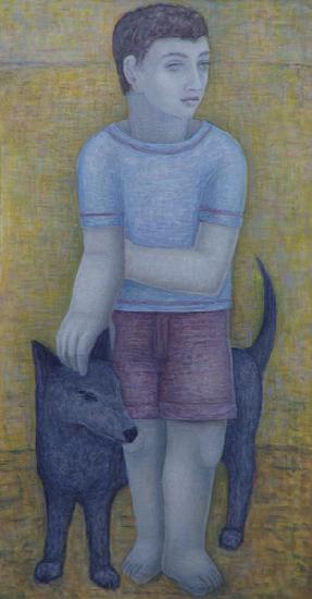Boy with Dog 2016