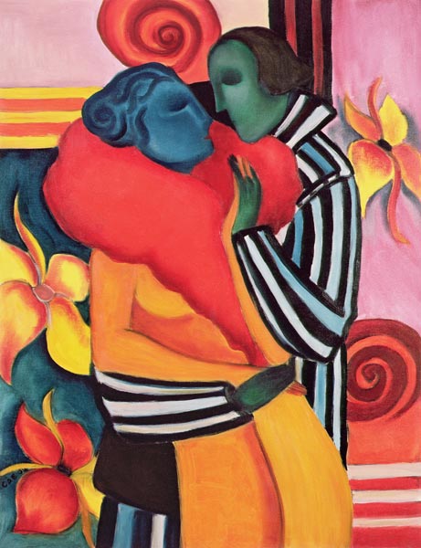 The Lovers, 2006 (oil on canvas)  von Sabina  Nedelcheva-Williams