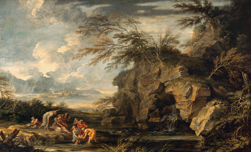 The Finding of Moses von Salvator Rosa