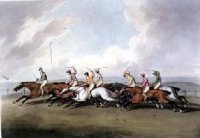 Horse Racing from "Orme's Collection of British Field Sport Prints" 1807