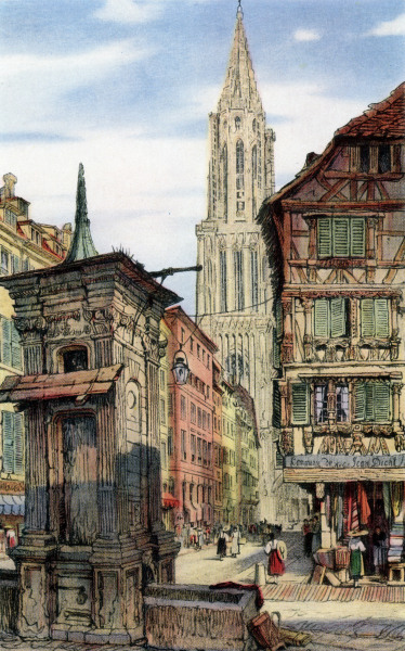Straßburg, Münster von Samuel Prout