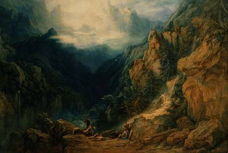 Composition: Hunters Resting after the Chase von Samuel R.W.S. Jackson