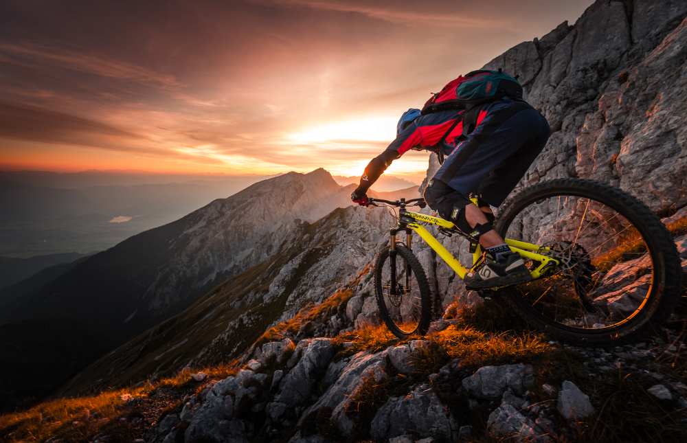 Golden hour high alpine ride von Sandi Bertoncelj