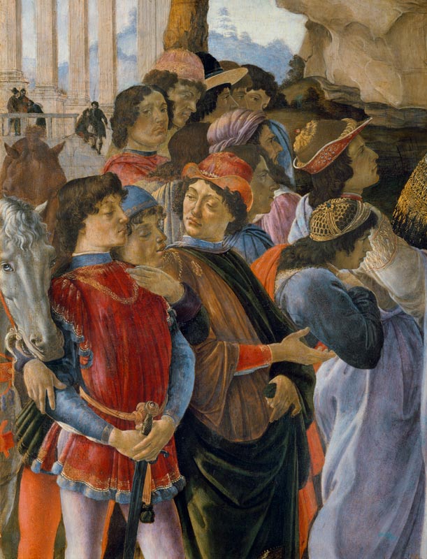 Adoration of Kings, Detail von Sandro Botticelli
