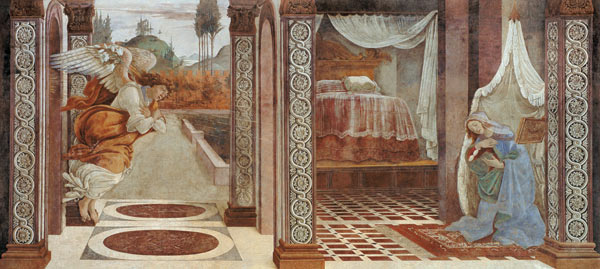 Botticelli, Annunciation for S.Martino von Sandro Botticelli
