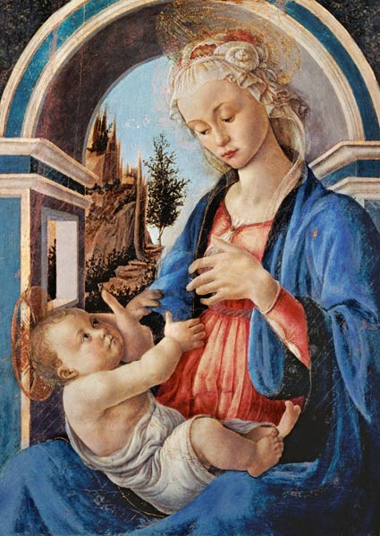 Die Jungfrau mit dem Jesusknaben von Sandro Botticelli