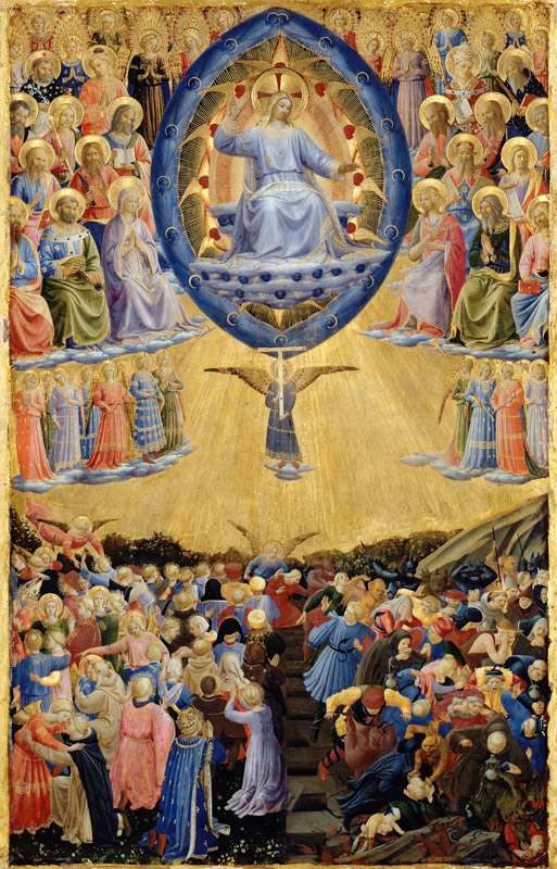 Das Jüngste Gericht (Flügelaltar, Mitteltafel) von Sandro Botticelli