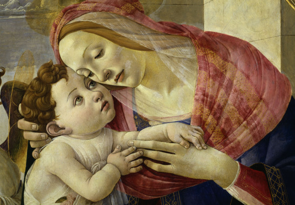 Botticelli Workshop / Madonna w.Angels von Sandro Botticelli
