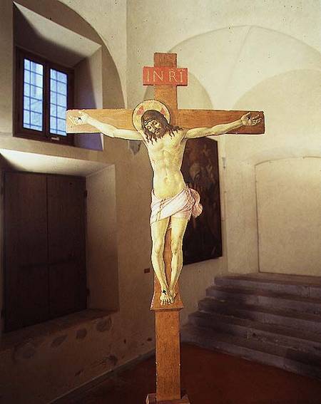 Crucifix (tempera on wood) von Sandro Botticelli