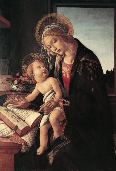Botticelli, Madonna del Libro    t von Sandro Botticelli