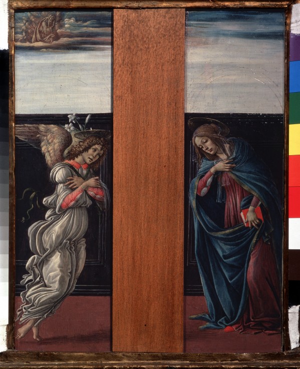 Madonna der Verkündigung (Annunciate) und Erzengel Gabriel von Sandro Botticelli