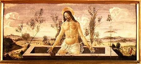 Predella panel depicting the Resurrection, from the St. Barnabas Altarpiece von Sandro Botticelli
