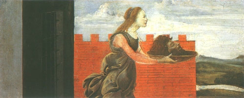 Salome mit dem Haupt Johannes des Täufers von Sandro Botticelli