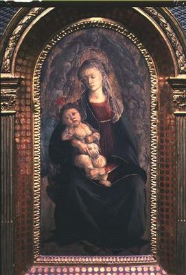 The Virgin and Child in Glory, c.1468-70 (tempera on panel) von Sandro Botticelli