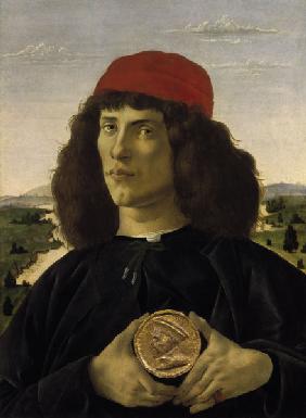 Botticelli / Portr.of a Stranger / 1488