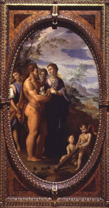 Hercules and Omphale von Santi di Tito