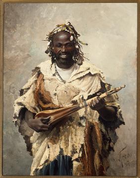 Ein arabischer Musikant 1887