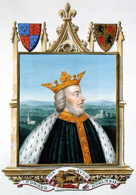 Portrait of Edward III (1312-77) King of England from 1327 from 'Memoirs of the Court of Queen Eliza von Sarah Countess of Essex