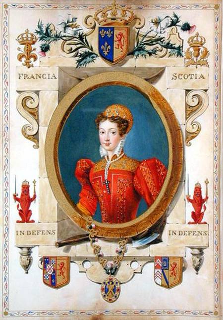 Portrait of Mary Queen of Scots (1542-87) from 'Memoirs of the Court of Queen Elizabeth' von Sarah Countess of Essex