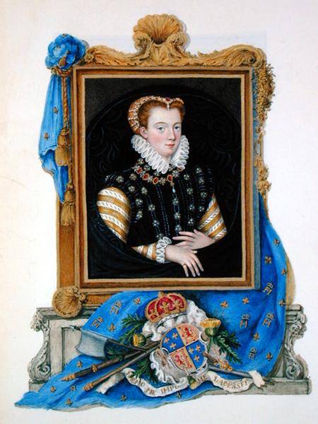 Portrait of Mary Queen of Scots (1542-87) from 'Memoirs of the Court of Queen Elizabeth' von Sarah Countess of Essex