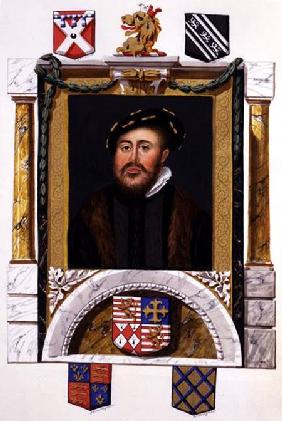 Portrait of Charles Brandon (1488-1545) Duke of Suffolk as a Young Man (w/c & gouache on paper)