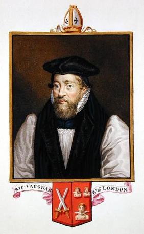 Portrait of Richard Vaughan (c.1550-1607) Bishop of London from 'Memoirs of the Court of Queen Eliza published
