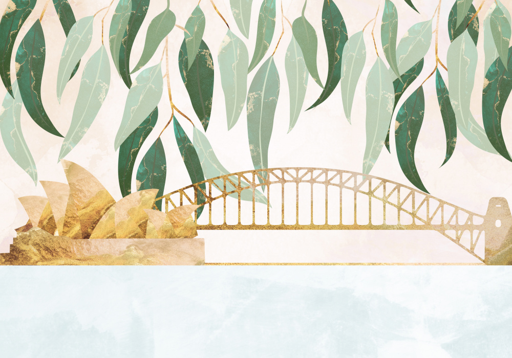 Sydney Opera Harbour Bridge Eukalyptus von Sarah Manovski