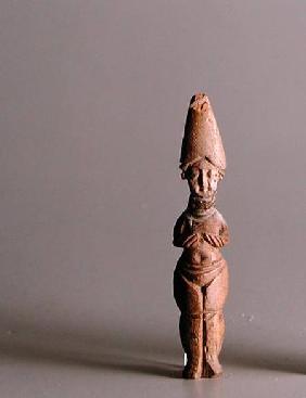 Figurine with a tall hat, from Susa, Iran 4th-6th ce