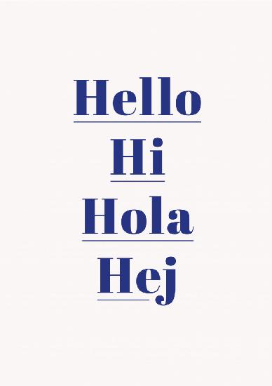 Hallo Hallo Hola Hej