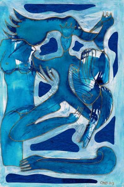 Blue velvet von Christine Schirrmacher 