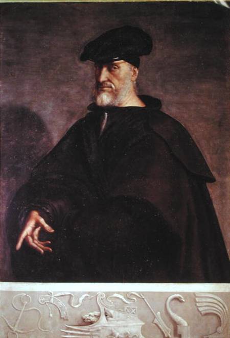 Portrait of Andrea Doria (1468-1560) von Sebastiano del Piombo