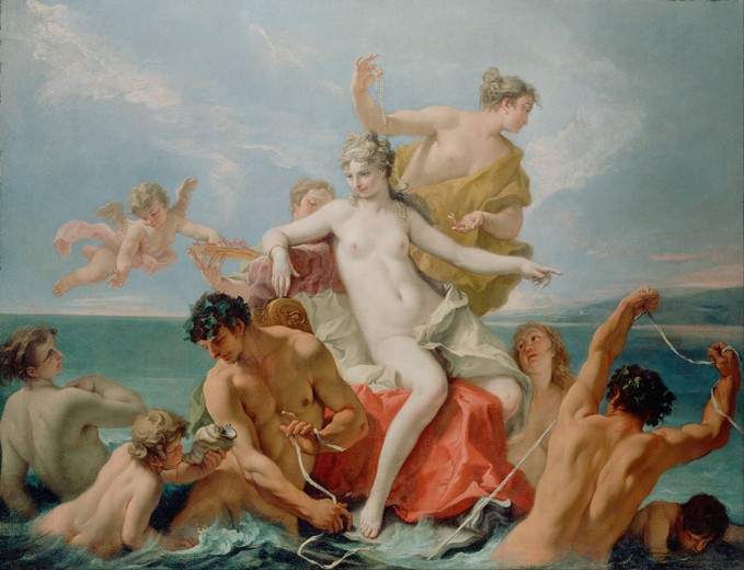Triumph der Venus von Sebastiano Ricci