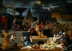 The Massacre of the Innocents (oil on canvas) 19th