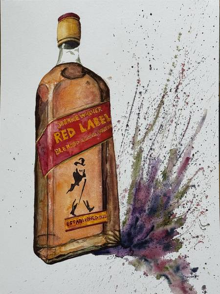Whisky Studie 3, Johnnie Walker Red Label von Eva Seltmann-Reinig
