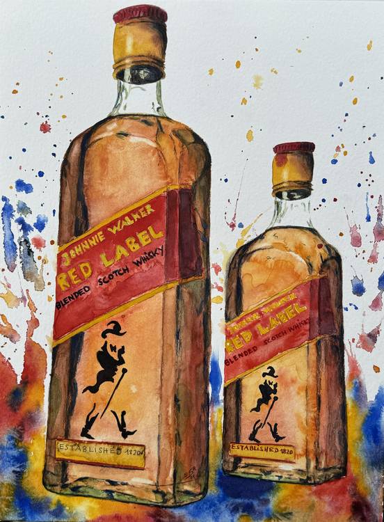 Whisky Studie 5, Johnnie Walker Red Label von Eva Seltmann-Reinig