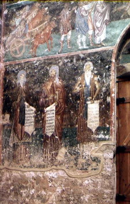 Detail from the Dormition of the Virgin von Serbian School