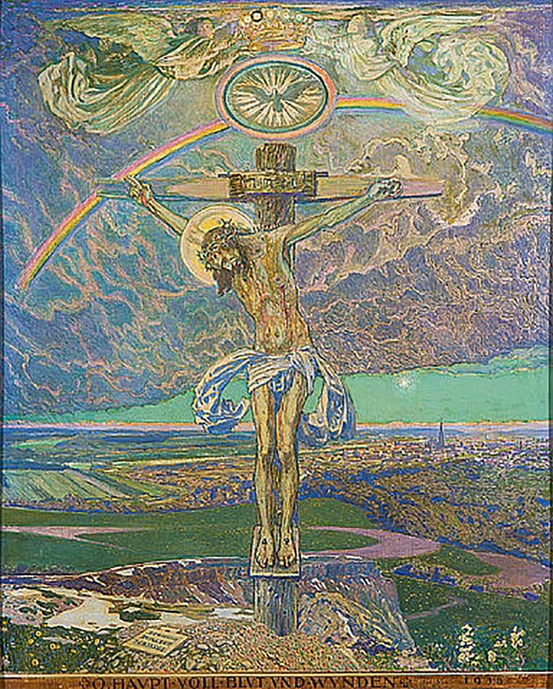 Christus am Kreuz von Sigmund Walter Hampel