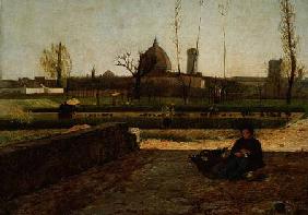 Everyday Scene, near Florence c.1865