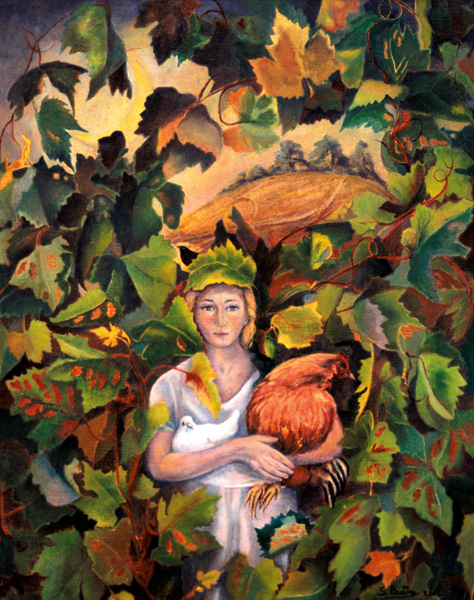 Ceres, 2002 (oil on canvas)  von Silvia  Pastore