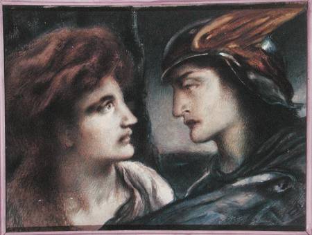 Mercury and Persephone von Simeon Solomon