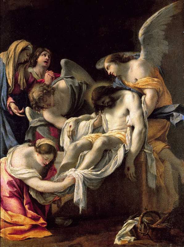 Die Grablegung Christi von Simon Vouet