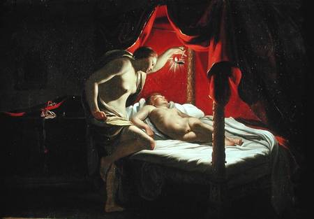 Psyche and Cupid von Simon Vouet